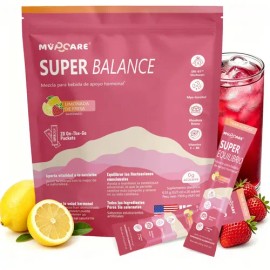 Super Balance Polvo Sobre Myo-inositol 20 Sabor A Fresa Y Limón Mvpcare                                                                               