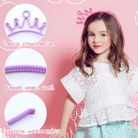 EAVUYIS 10 Stück Geburtstag Kronen Mädchen Stirnband, Geburtstag Kronen Haarreif Kinder, Head Accessoires Party Dekoration,Ostern Geburtstag Party Karneval