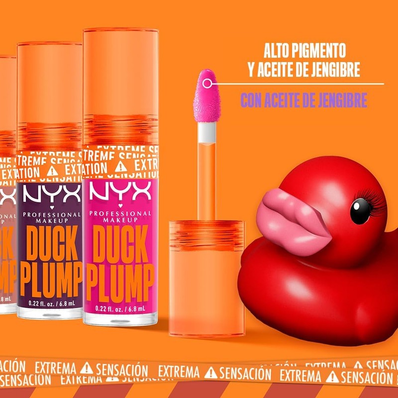NYX Duck Plump Brillo Voluminizador Efecto Plumping, Tono 14 Hall