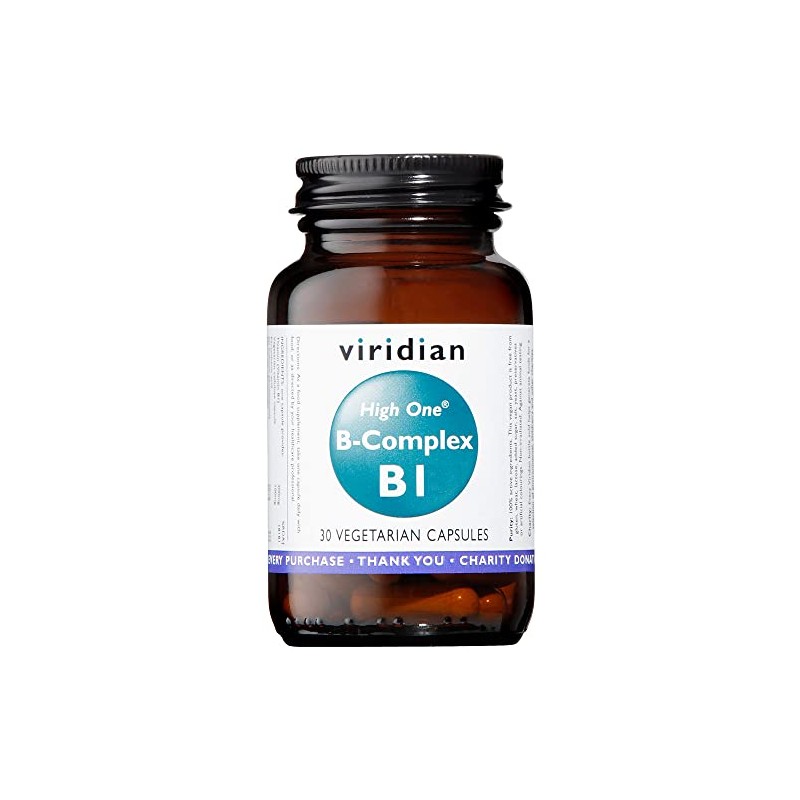 HIGH ONE® Vitamin B1 with B-Complex: 30 Veg Caps