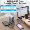 USB C Docking Station Triple Display Dual HDMI + DP