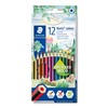 STAEDTLER 185 C12 Noris Coloured Pencil Case with 12 Assorted