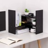 Expandable Desktop Bookshelf,Wood AdjustableDesktop Storage Organizer,Desktop Storage Rack,Free Style Rotation