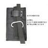 Smartphone Pouch R (Black) Easily Attaches to Backpacks and Bags,