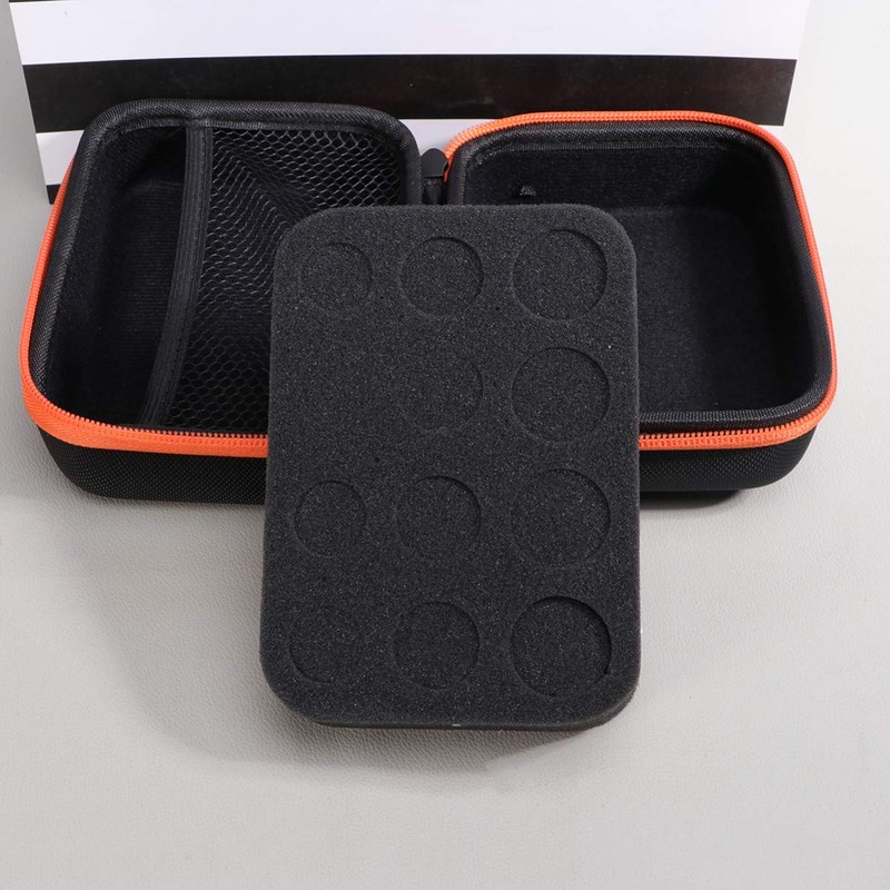 Minkissy 12 Bottle Essential Oil Storage Case - Orange EVA