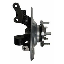 Crown Automotive 68088498AD Steering Knuckle and Hub Assembly, Black Silver