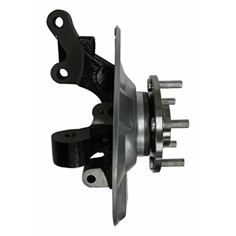 Crown Automotive 68088498AD Steering Knuckle and Hub Assembly, Black Silver