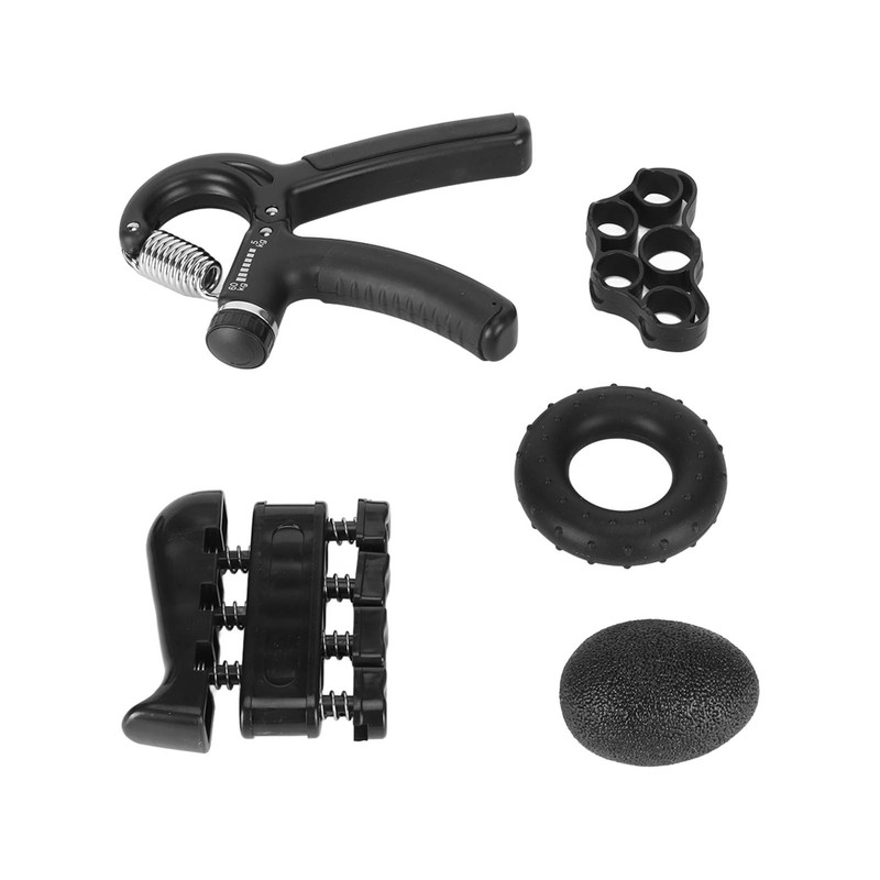 Hand Grip Strengthener Kit Elastic Silicone Skin Friendly Portable Forearm