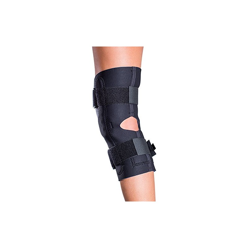 ProCare Reddie Hinged Knee Support Brace: Neoprene Wrap-Around, MCL and
