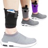 LTG PRO® Concealed Ankle Leg Mesh Wallet Travel Pouch Passport