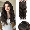 XIXISNOW Hair Topper 24 Inch Long Wavy Toppers Hair Pieces