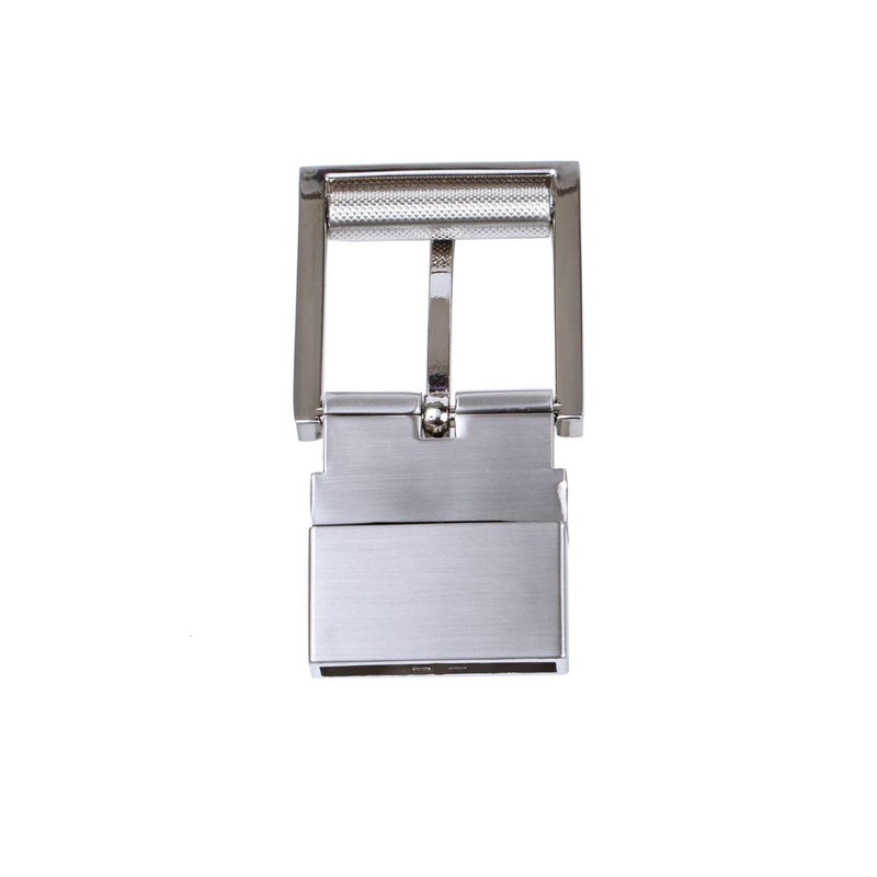 1 3/8"(35mm)Belt Buckle Men's Reversible Replacement Square Roller Silver