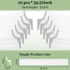 10-Pack 39.37″(Total 32.8 Ft) White Ceiling Crown Molding Trim