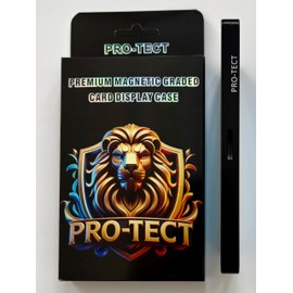 Premium Magnetic Aluminum Glass CASE/Display by PRO-TECT *A Canadian Brand* Made to Fit: PSA, Graded Cards! (Midnight Onyx, PSA)