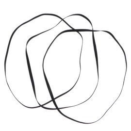 Operitacx 3Pcs Turntable Drive Belt for Vinyl Record Player High Strength Durable Replacement for Retro Cassette Tape Machines Low Elongation Smooth Transmission Easy Maintenance