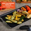 IMUSA 19" x 12" Double Burner/Griddle with Ceramic Nonstick &