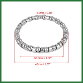 Motoforti 4pcs 40mm Crank Bearings Wheel Bicycle Bearing Retainer for Bike Long-lasting