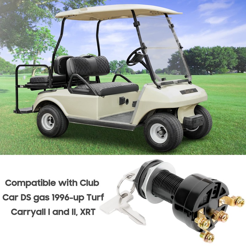 10L0L 12 Volt Ignition Key Switch for Club Car DS,
