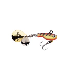 Berkley Pulse Spintail, Jig Lure with Spinner Blade & Berkley Fusion Treble Hook - Long Casting Hard Bait for Perch, Trout, Pike, Unisex,Yellow Perch, 5g | 50mm