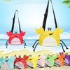 YSGSMOM Kids Mesh Beach Bag, Cute Crab-Shaped Seashell Collecting Bag