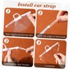 Ciieeo 20pcs Anti-Fog Mask for Chef Nose Mouth Cover Food