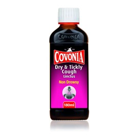 Covonia Dry & Tickly Cough Linctus 180ml soothing relief of dry coughs and sore throats