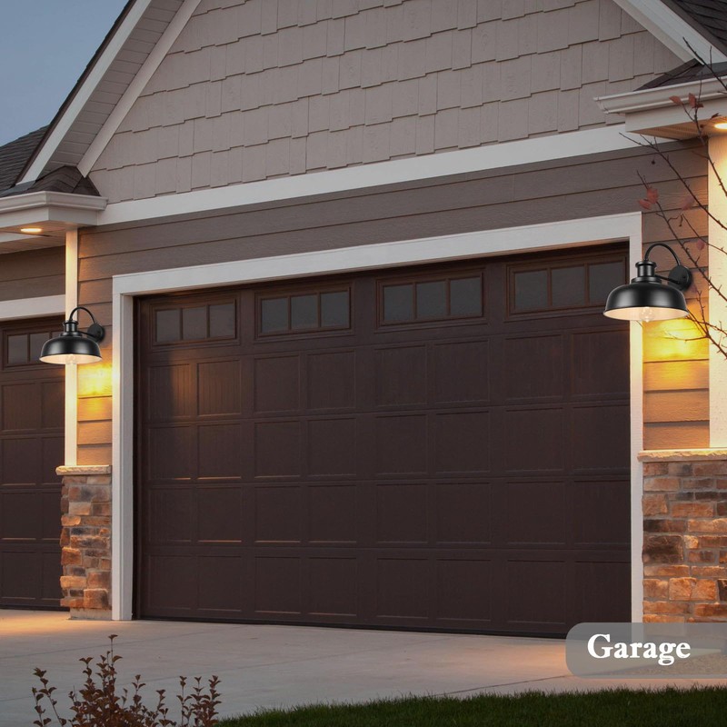Rosient Solar Barn Light Outdoor, Farmhouse Dusk to Dawn Sensor
