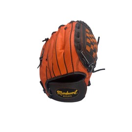 Markwort Youth Baseball Glove 11" Right Hand Throw, Orange, Black