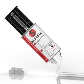 DIP Tools DIP-Tools Wiederverschlie?barer Epoxidharz 2k Kleber - 2 Komponenten Kleber, Epoxidharz mit H?rter, Epoxy Resin - Metallkleber, Alleskleber (6x25ml)