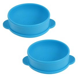 TEHAUX 2pcs Non-Stick Wax Melting Bowls Foldable Wax Containers for Hair Removal Inner Pot for Easy Demolding for Beauty Treatments