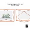Umbra Prisma Picture Frame, 4x6 Metal Photo Display for Desk
