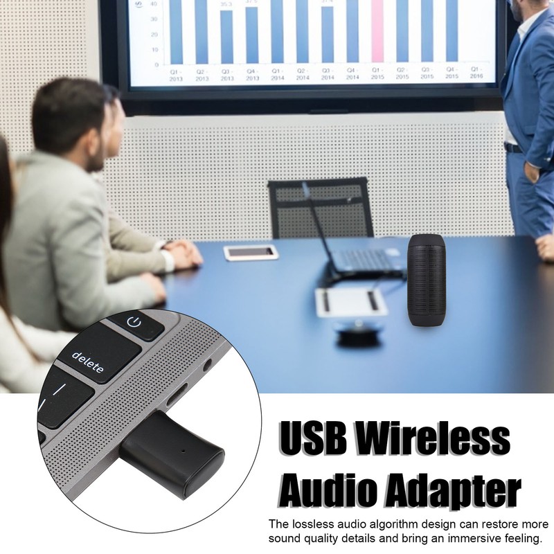 Bluetooth 5.0 USB Adapter Ultra Small Portable Wireless Audio Transmitter