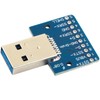 risingsaplings 4pcs USB 3.0 Type A Male Breakout Board USB