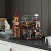 Funwhole Train-Station Lighting Building Bricks Set - Steampunk Train Station