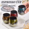 2.7 oz (80 ml) Ceramic Espresso Cups Set of 2