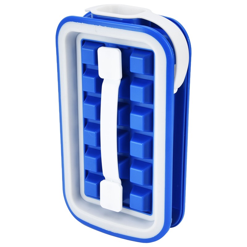 Ice Cube Tray Stretchable Easily Cleaning Saving Space Ice Making