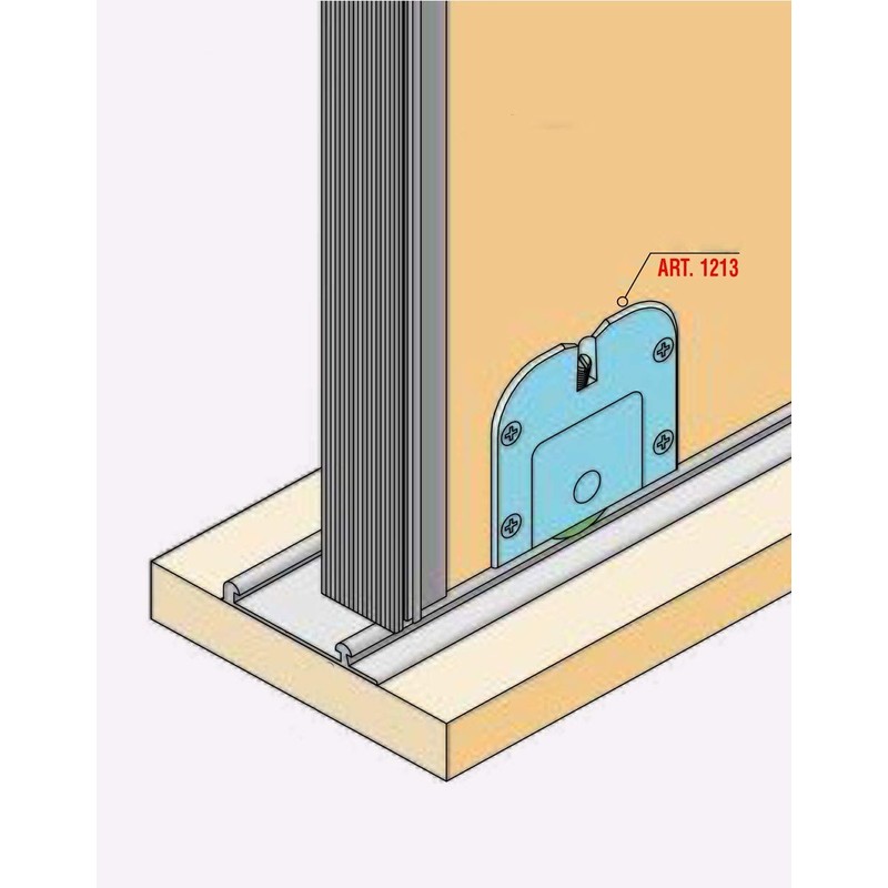 SISCO SISTEM KIT 1213 Lower Trolley for Sliding Cupboard Door
