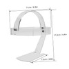 Ciieeo Acrylic Hat Stand Clear Transparent Wig Display Holder for