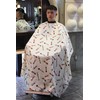 GRIMSTEADS Cutting Cape for Barber Barber Barber Cutting Cloth, white