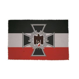 U24 Brillenputztuch Eisernes Kreuz mit Adler Fahne Flagge Glasreinigungstuch Microfasertuch