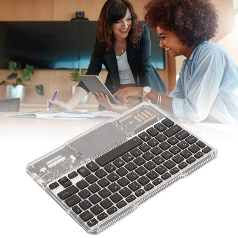 Bluetooth Keyboard Multifunction Ultra Slim Rechargeable Backlight RGB Tablet Keyboard