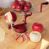 Apple Peeler and Corer- Durable Heavy Duty Chrome Cast Iron