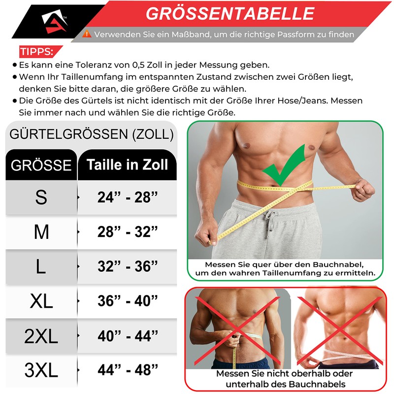 AQF Leather Weight Lifting Belt Body Building Fitness Gym Back