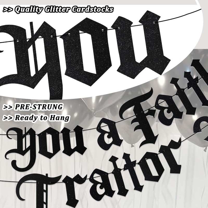 Are You a Faithful or a Traitor Birthday Party Banner