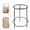 Aobiono Leaf Trash Bag Holder Stand, 30-55 Gallon Capacity, Metal