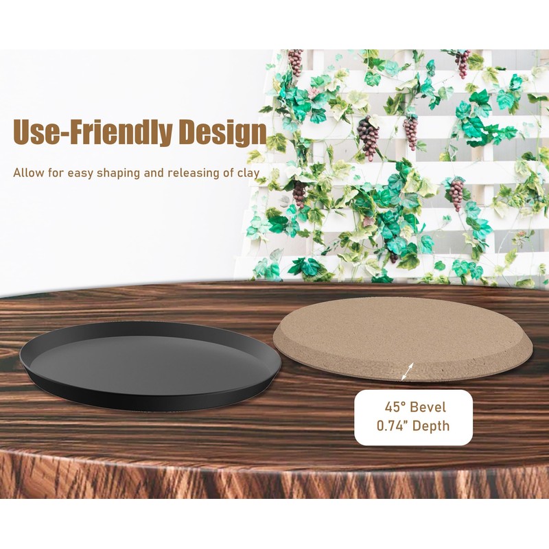 ORIISIN Ceramics Plate Forming Molds for Handbuliding, Dish Slump Mold,