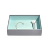 Stackers Dove Grey & Mint Classic Medium Jewellery Box Chunky