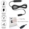 2m 12V DC Car Refrigerator Power Cord - Durable Electric