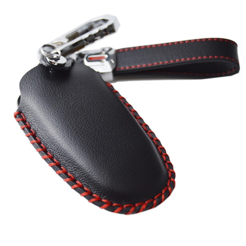Leather Key Cover for Hyundai Tucson Tuscon Santa Fe Palisade