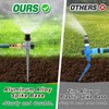 SUCANY Gardena Garden Sprinkler, Sturdy Metal Mandrel, Continuously Adjustable Irrigation